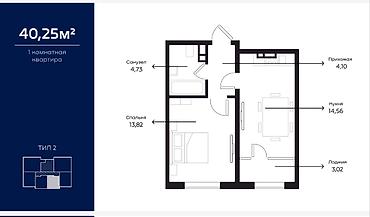 1 комната, 38 м², Южная Магистраль Элитка, 1 этаж, Свежий ремонт