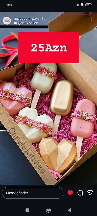 Başqa xidmətlər: Şirniyyat aləmi hər cür tort ların dekorlarin hazırlanması — 1