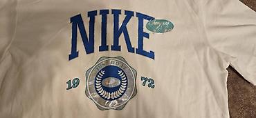 white: Мужская футболка, S, Nike, Б/у, цвет - Белый, Самовывоз — 6