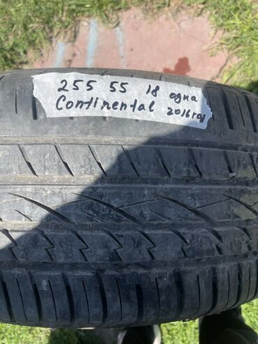 Шины: Шины 255 / 55 / R 18, Лето, Б/у, 1 шт, Легковые, Continental