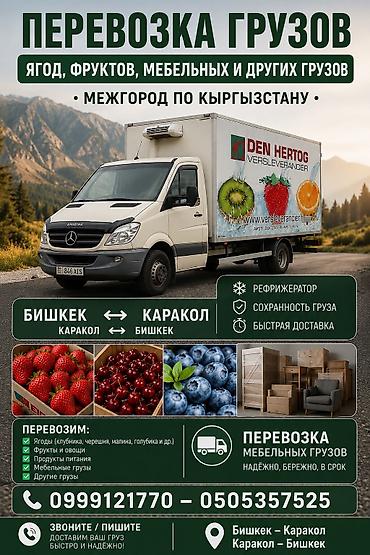 перевозка рыб: Услуги бережной перевозки грузов Что перевозим: - Ягоды (в т.ч — 1