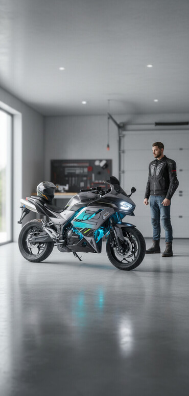 Мотоциклы: Спортбайк Kawasaki, 200 куб. см, Бензин, Взрослый, Б/у — 2