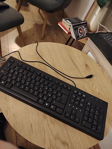 print: USB simli tam ölçülü klaviatura - Layout: Rus/ingilis (kirill — 1