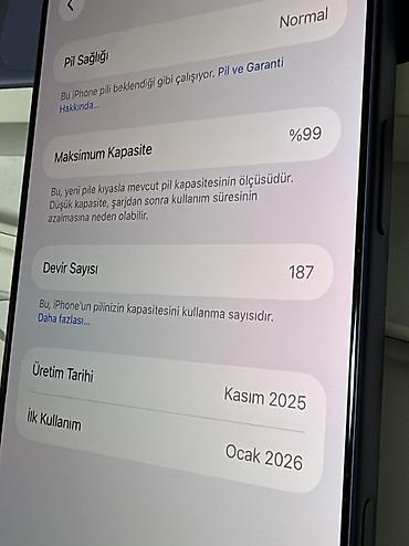 plata iphone 6: IPhone 17 Pro Max, 256 GB, Göy, Zəmanət — 5