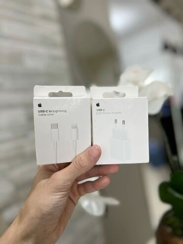 Kabellər: ✅ Orijinal - iPhone başlıq + kabel 🎁 - Məhsul tam orijinaldır 🚚