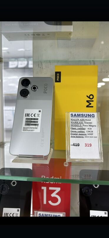samsung ucuz telefonlar: Samsung A10e, 256 GB, rəng - Ağ, Kredit