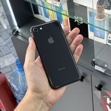 iphone 6 kabrolari: IPhone 8, 64 GB, Space Gray, Zəmanət, Barmaq izi, Simsiz şarj