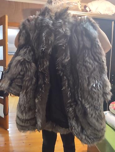 efe model 750: Tüklü kürk plaş/jaket. unvan mastaga xanlar massivi - Rəng: boz-qara — 1