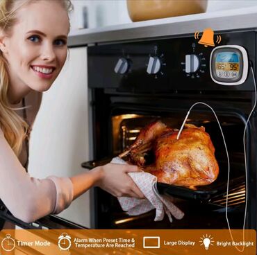 Termometrlər: Kolbasa/ət məhsulları üçün iynəli rəqəmsal (elektron) toxunmalı — 6