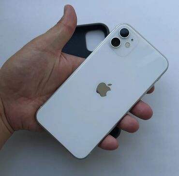 бу телефоны в бишкеке айфон: IPhone 11, 128 ГБ, Белый, Чехол