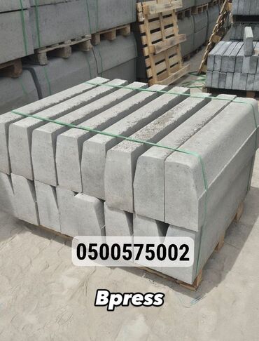 Дорожные бордюры: Дорожный бордюр, Прессованный, Бетонный, Новый — 2