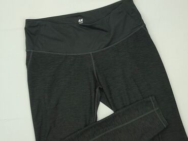 Ubrania damskie: H&M, Legginsy Sportowe damskie, rozmiar L