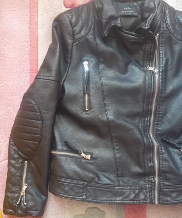 devojcice od 10 godina: ZARA kozna jakna bajkerka 11-12 godina 152 cm, girls biker jacket