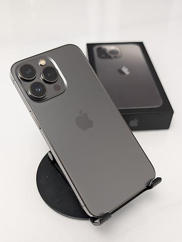 IPhone 13 Pro, Б/у, 256 ГБ, Black Titanium, Коробка, 100 %
