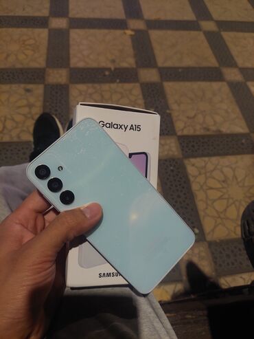 телефон расрочку: Samsung Galaxy A15, Б/у, 128 ГБ, 2 SIM