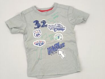 jeansy z dziurami chłopięce: T-shirt, 5-6 years, 110-116 cm, condition - Very good