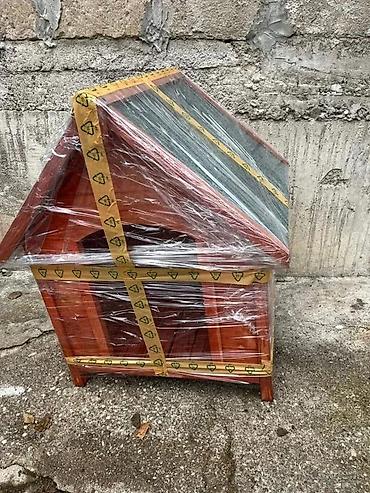 Oprema za kućne ljubimce: Drvena kućica za psa - Materijal: masivno drvo, površinski zaštićeno — 4