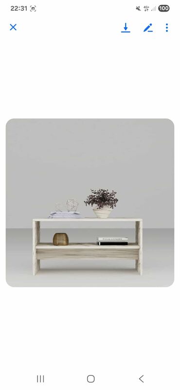 Stolovi: Apollon - White, Sapphire Oak White Sapphire Oak Coffee Table 100% — 8