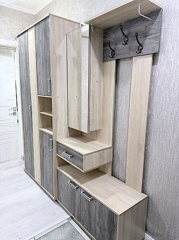 Шкафы-прихожие: Гарнитур для прихожей, Б/у, Шкаф, ДСП, Самовывоз, цвет - Серый — 4