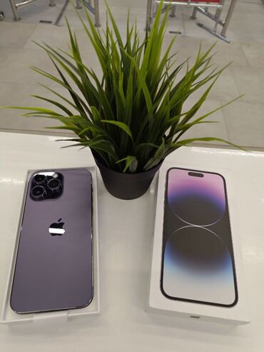 купить айфон 13 про макс 256 гб: IPhone 14 Pro, Колдонулган, 256 ГБ, Deep Purple, Заряддоочу түзүлүш, Коргоочу айнек, Каптама, 86 %