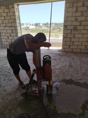 Beton işləri: Beton kəsmə beton deşmə xidməti Karot - HILTI DD 200 / 350 ilə 25 ° — 5
