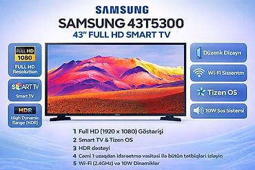 hisense f 10: Yeni Televizor Samsung LED ekran 43" FHD (1920x1080), Pulsuz çatdırılma — 1