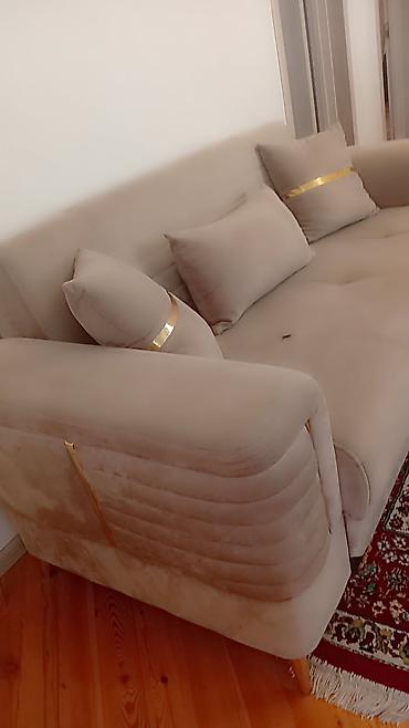 Диваны: Bej rəngli yumşaq divan - Dizayn: müasir minimal üslub, yan — 2