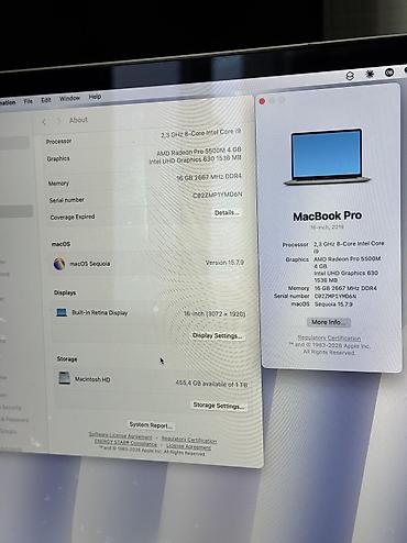 macbook pro 13 2013: Б/у, Intel Core i9, ОЗУ, RAM: 16 ГБ — 2