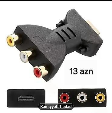 patchi qiymət: HDMI-dən RCA‑ya çevrici və aksesuar dəsti 1) MINI HDMI2AV UpScaler — 2