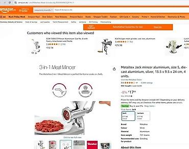 Ostala kuhinjska oprema: SilverCrest Manual Mincer – ručna mašina za mlevenje - Višenamenska — 6