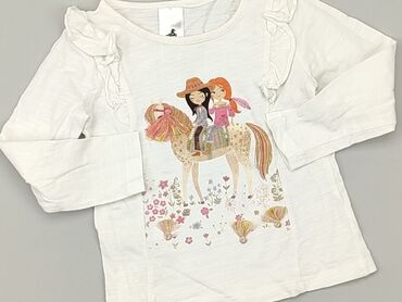 bluzka z baskinką dla dziewczynki: Bluzka, Palomino, 1.5-2 lat, 86-92 cm, stan - Dobry