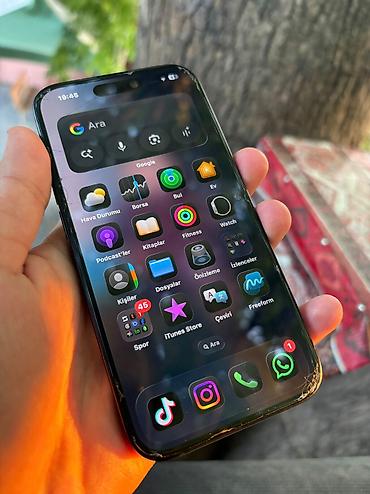 ıphone x ikinci el: IPhone 15, Qara, Simsiz şarj — 1