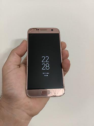 gigatron nokia 3310: Samsung S7 rose gold, otključan za sve mreže. Ekran vidno oštećen ali — 1