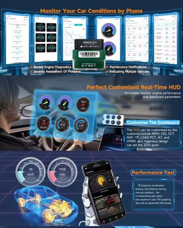 Alati za automobile: Novo - AlfaMetrix Bluetooth OBD2 skener Novo - AlfaMetrix Bluetooth — 10