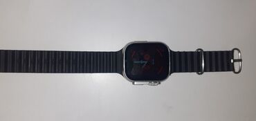 часы smart watch: Умные часы в стиле «Ultra» есть трещина на екране но невидно - Корпус