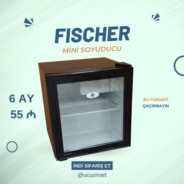 mini soyuducular: Fischer mini soyuducusunu 6 ay-a aylıq sadəcə 55₼ ödəməklə sahib ola