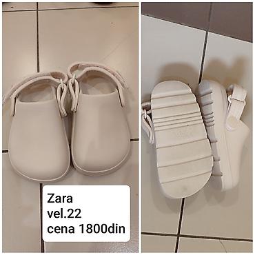 pidzame arilje: Zara dečje klompe/sandale - Veličina: 22 - Boja: krem/bela - — 1