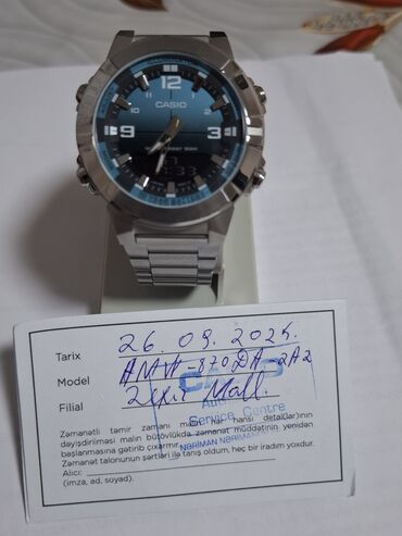 Qol saatları: Qol saatı, Casio, rəng - Gümüşü — 3