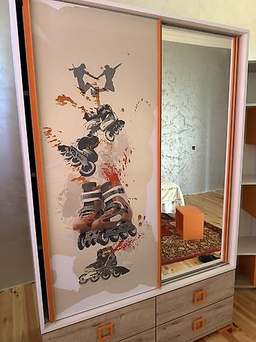 carpayı dəsti: Uşaq/yeniyetmə otağı üçün mebel dəsti Dəst tərkibi: - Tək nəfərlik — 5