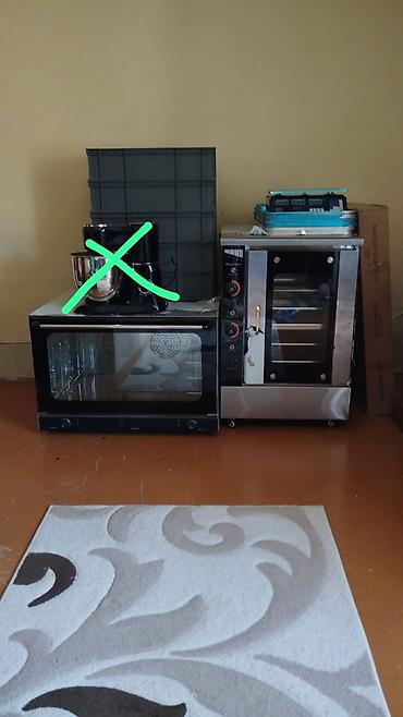 Peşəkar elektrik sobası dəsti - Sol tərəfdə: iri həcmli elektrik
