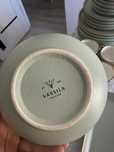 кухонный посуда: Набор посуды Vassila Collection, матовая керамика, цвет — нежный — 2