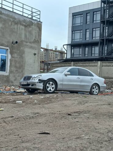 кузов 211: Алдыңкы Бампер Mercedes-Benz 2002 г., Колдонулган, түсү - Боз, Оригинал