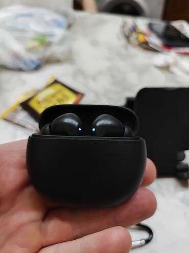 Qulaqcıqlar: İşlənmiş Simsiz (Bluetooth) Qulaqcıqlar, Xiaomi, rəng - Qara