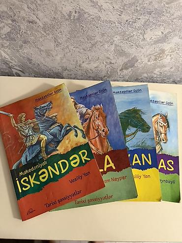 dərs kitabları: “Tarixi Şəxsiyyətlər” seriyasından məktəblilər üçün kitablar dəsti — 5