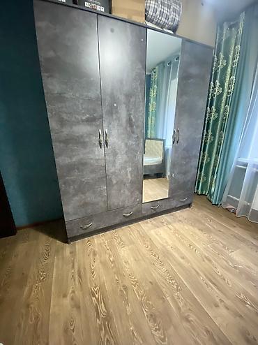 silver kitchen: Спальный гарнитур, Б/у, Односпальная кровать, ДСП, Самовывоз, цвет - Серый — 3