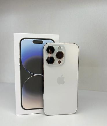 IPhone 14 Pro, цвет Silver (серебристый) - Экран 6.1" Super Retina at lalafo.kg IPhone 14 Pro, цвет Silver (серебристый) - Экран 6.1" Super Retina