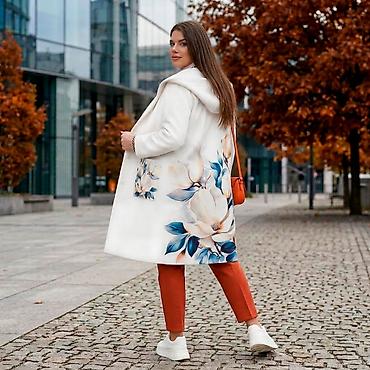 тигил: Пальтолор, Күз-жаз, Тизеден, Капюшону бар, Оверсайз, XL, 2XL, 3XL — 9