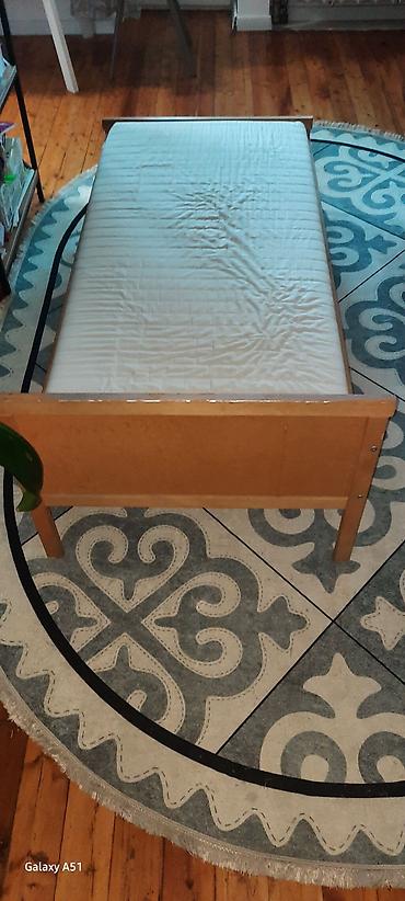 Детские односпальные кровати: Кровать детская б.у 160×70. материал дерево фирмы ikea. 5000 c — 4