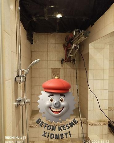 Beton işləri: Karotla istənilən qalinliqda və ligerlərin qapi pencərə yerlərinin — 23