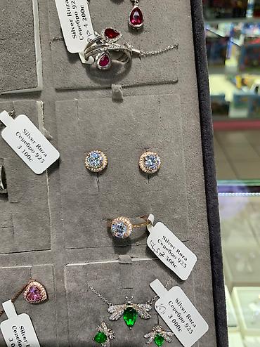 Серебряные наборы украшений: Набор украшений, Проба 925, Женские, Новый — 8